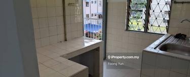 Section 4 flat wangsa maju tingkat 2, cap baru, 2 air-con unit bersih 1