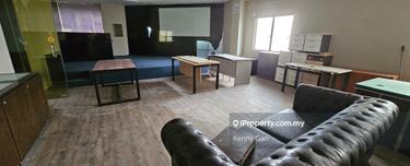 Corner Shoplot 1st floor @ Sri Petaling partly furnish  1