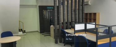 Fully furnished office wit direct mrt link for rent at rm2.35k only 1