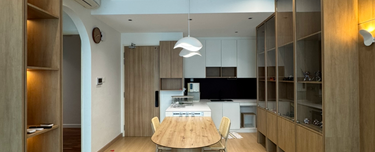 Cosy unit with cabinets  1