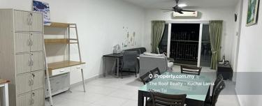 D pines, 3 rooms and 1 store rooms, fully furnished, near LRT cempaka 1