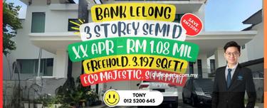 Save Rm220k! Bank Lelong 2 Storey Semi D @ Eco Majestic Semenyih 1