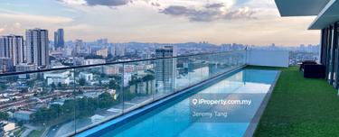 Penthouse with Long Private Rooftop Pool and Open Views of KLCC and PJ 1