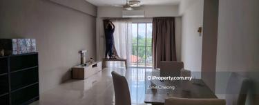 Fully furnisih 3 room 2 bath with good floor & unblock view 1