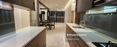 Swimming Pool View with Partially Furnished  1
