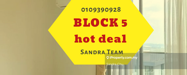 Corner unit Block 5 condo for sale, view with Sandra, 3 parking 1