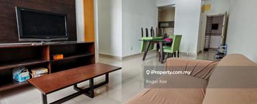 Corner unit with spacious master room study table tv greenery view 1