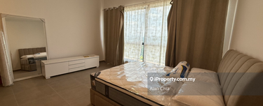 Brand new mossaz studio actual unit with fully furnish, facing forest  1