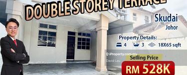 Mutiara Rini Double Storey Terrace Unblock View for Sale 1