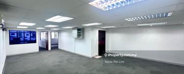 1st floor renovated office. Right in front of Ss18 LRT. 1