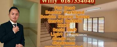 Bandar Parkland Double Storey house For Rent 1