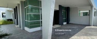 Guarded single storey semi detached corner for sale ipoh tasek 1