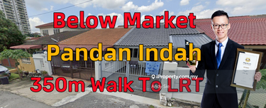 Pandan indah, 1 Storey House, Walk 350m To LRT 1