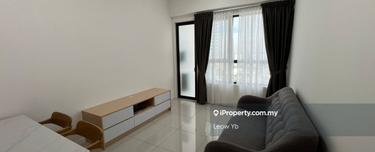 Converted to 1 room high floor with built in wardrobe, new furniture 1