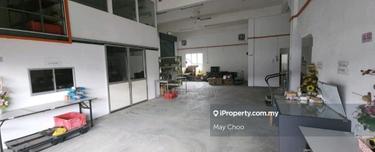1.5 storey semi detached light industry@permatang tinggi  1
