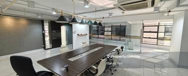 Classy spacious floor tiles renovated glass office for rent at rm2.8k 1
