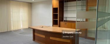 Bandar Perda semi-furnished first floor Corner office lot for rent 1