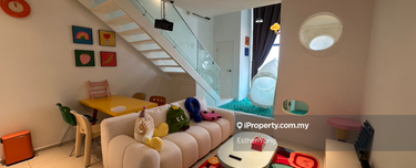 Partially furnished duplex unit low floor facing Cheras view for sale 1