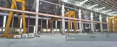 Senai Detached Factory 12.5 meter Height with Overhead Crane, Power 1,000amp, Bua:76ksf, Kulai, Kempas, Tebrau, Senai 1