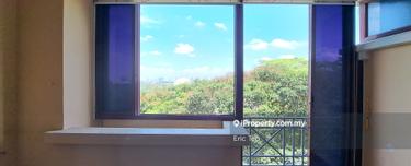 Tower block mid floor with nice greenery trees top view 1
