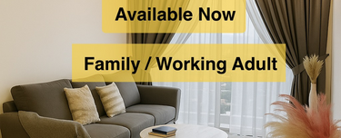 Fully furnished 3 room. High floor 1