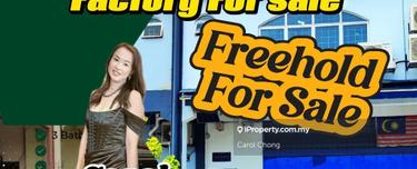 Taman Perindustrian Kip 25x80 freehold,kepong, 1.5sty Factory,kepong 1