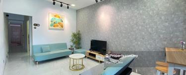 Taman Kepong 1.5 storey, partly furnished 1
