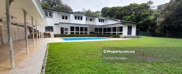 Huge swimming pool and garden  1