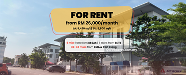 Extended & Spacious Semi-D Factory @ Sime Uep, Subang For Rent 1