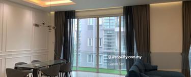 Newly renovated unit with big spacious balcony .  1