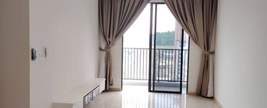 Corner unit partially furnished unit is available for rent now ! 1