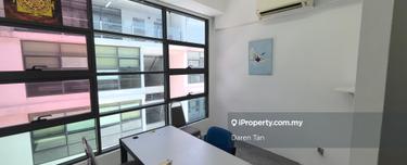 Direct mrt station 670sf partial furnished office for rent at rm950 1