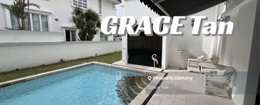 Freehold bungalow with individual design, comes with pool 1