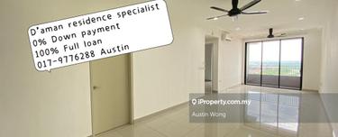 D'aman residence 1076sf puchong taman mas 100% loan below market price 1