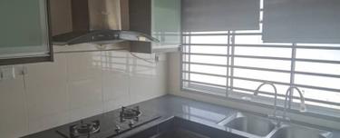 Renovated kitchen & plaster ceiling house near by Kota Kemuning  1