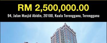 3 storey shoplot 94 jalan masjid abidin 20100 kt 1