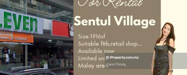 Sentul Point@ Ground Floor Shop Lot For Rent  1