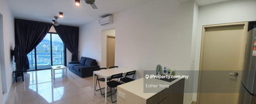 2 rooms 2 bathrooms fully furnished in high floor  1