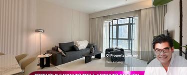 New ID Fully Furnished move in condition-3mins walk to trx & pavilion 1