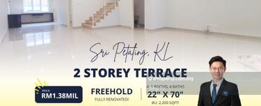 Value Buy Fully Renovated 2 Storey Terrace House @ Sri Petaling 1