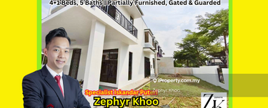 Garden Villas Taman Bukit Indah Double Storey Cluster House Corner Lot 1