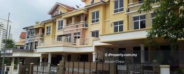 Three storey terrace , chee seng garden ,  1