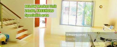 Freehold 2sty landed, below market, 24x80, 5r5b, guarded, hot area 1