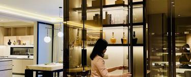 Private lift lobby low density 126 units in KL Seputeh 1