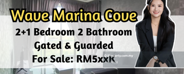 Wave Marina Cove, 2 plus 1 Bedroom 2 Bathroom, Gated Guard, 1 Car Park 1