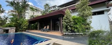 Greenery landscaped garden resort bungalow 1