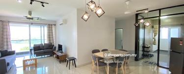 Corner unit fully furnished aurora residence puchong prima Near LRT 1