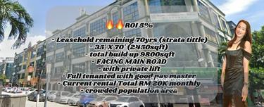 Corner 4 Storey Shop Seri kembangan Taman Serdang Perdana  For Sale 1