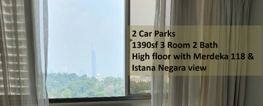 Below bank value! 2 car parks 1390sf unit at Mk Pelangi, East facing 1