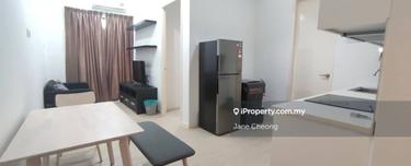 Hgh Flr., 556sf 2room, Full furnish, 2room1bath1carpark 1